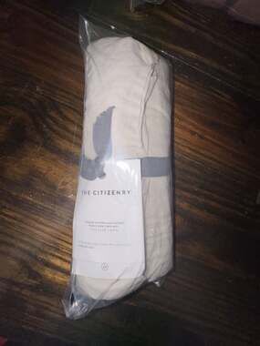 The Citizenry Stonewashed Linen King Pillowcases Set of 2 Solid Sand